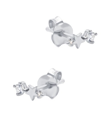 April Birthstone Silver Stud Earring STS-6799